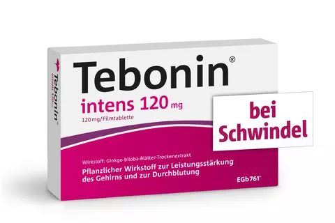 Packungsabbildung Tebonin intens Schwindel 