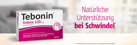 Tebonin Intens bei Schwindel
